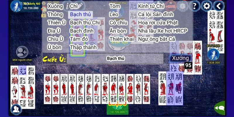 Thuật ngữ trong game Chắn